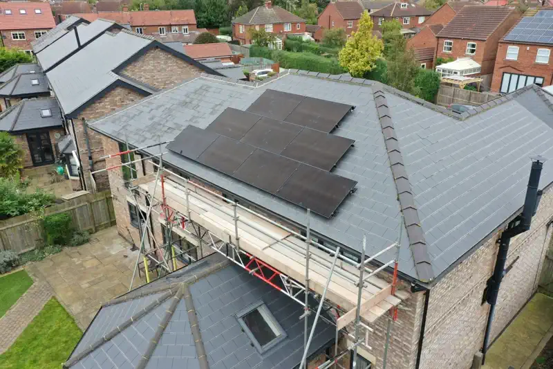 Residential solar installation - completed project
