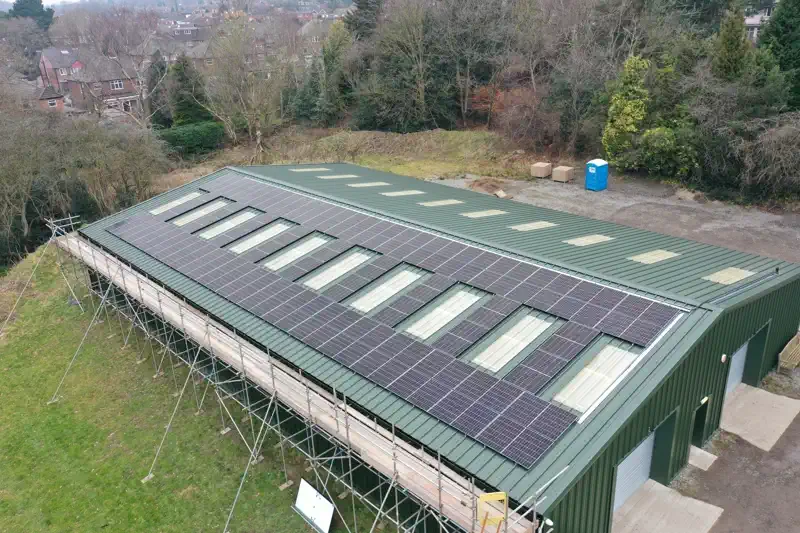 Commercial solar installation - Golf club in Leeds