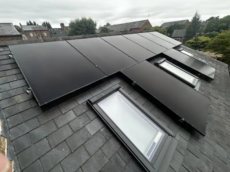 Residential solar installation
